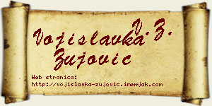 Vojislavka Žujović vizit kartica